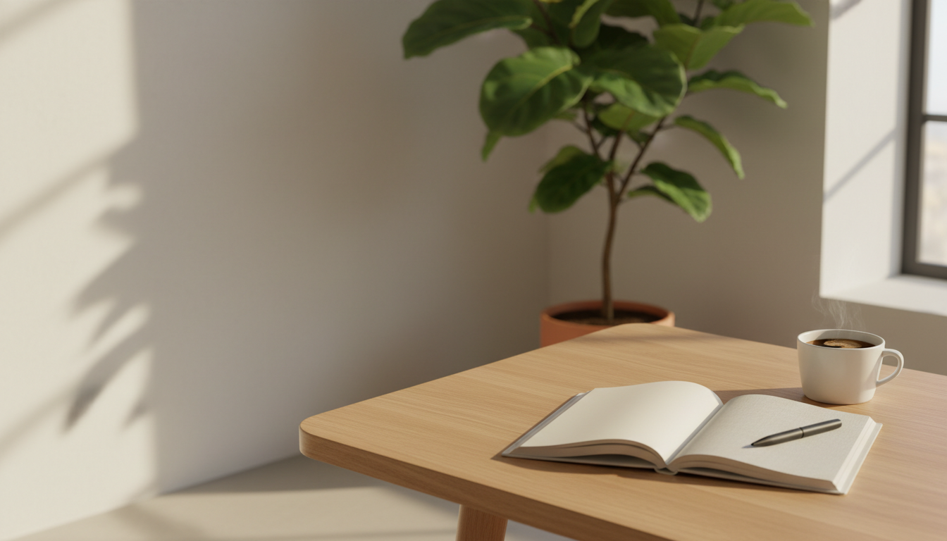 Abstract professional growth or coaching environment